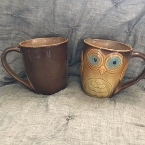 COPY - Cheerful Owl Face Coffee Mugs